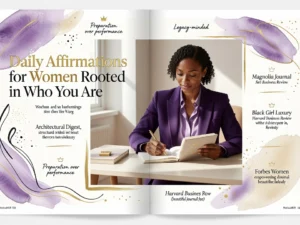 Professional header image for list-based article: Daily Affirmations for Women Rooted in Who You Are